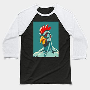 Chicken Man Baseball T-Shirt